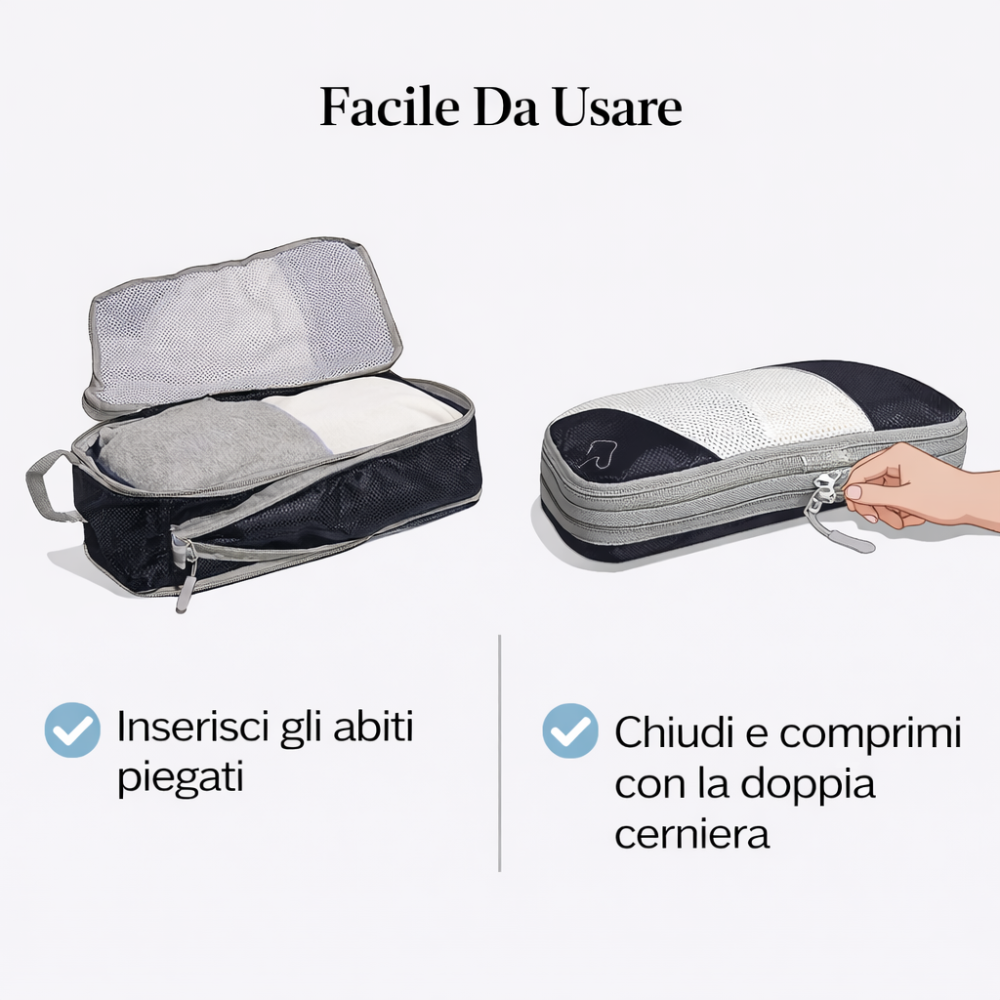 Viaggiaeasy™ - Organizzatore Salva Spazio
