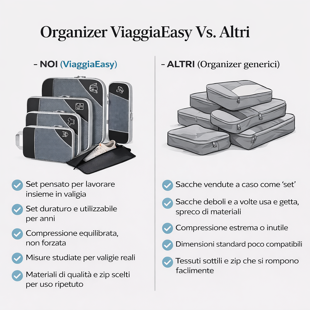 Viaggiaeasy™ - Organizzatore Salva Spazio